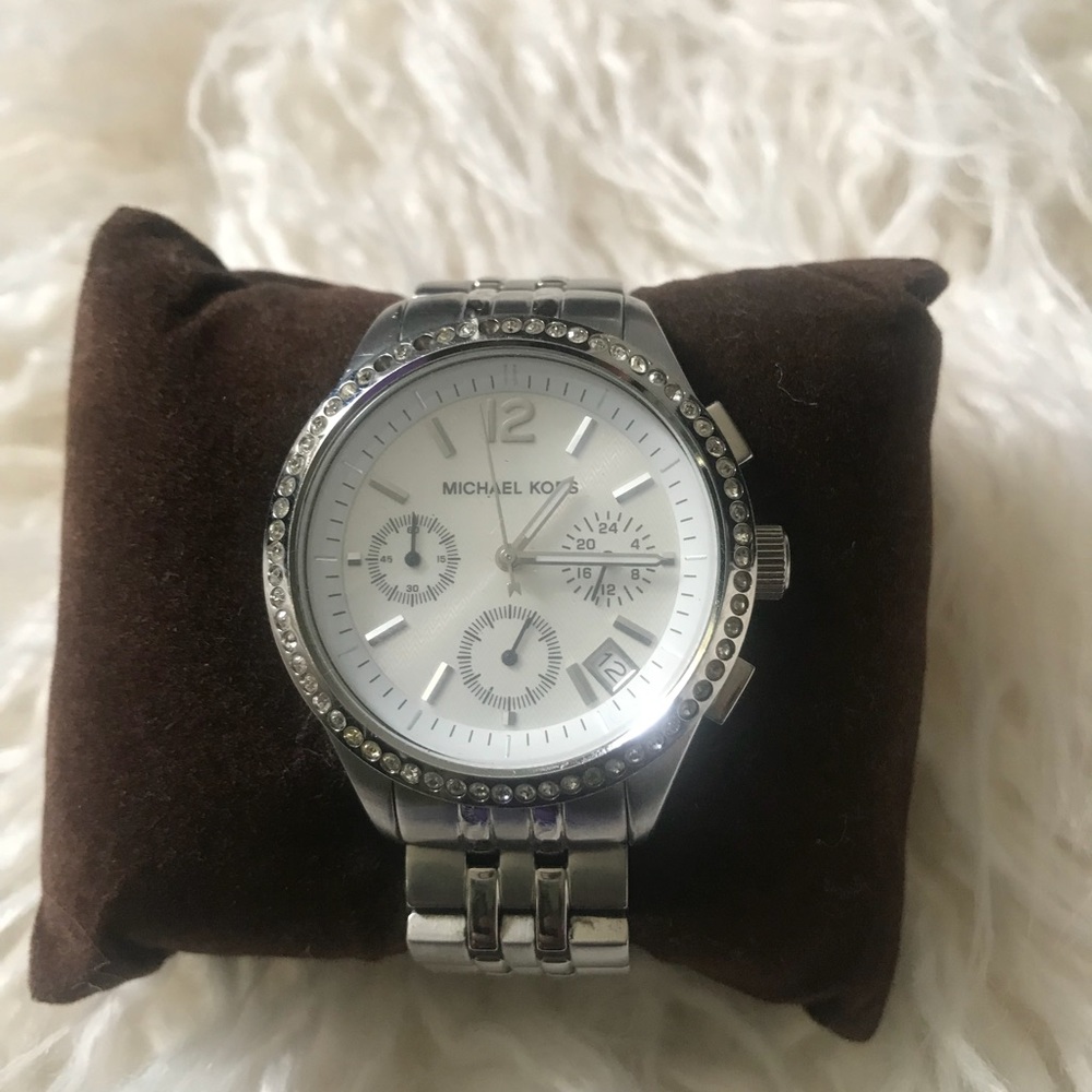 Silver Michael kors watch